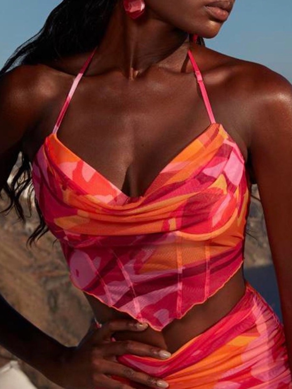 Oh Polly Womens Halter Tank Top Size 6 NWOT Club Party Beach Vacation
